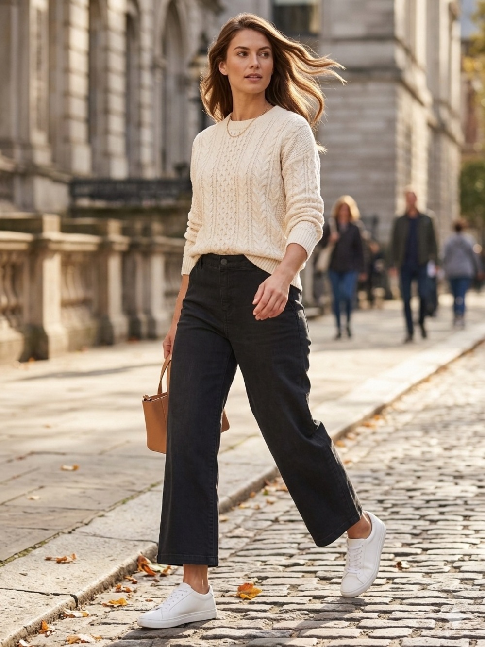 👖 Style & Co. Black High-Rise Wide-Leg Crop Pants – Size 10P